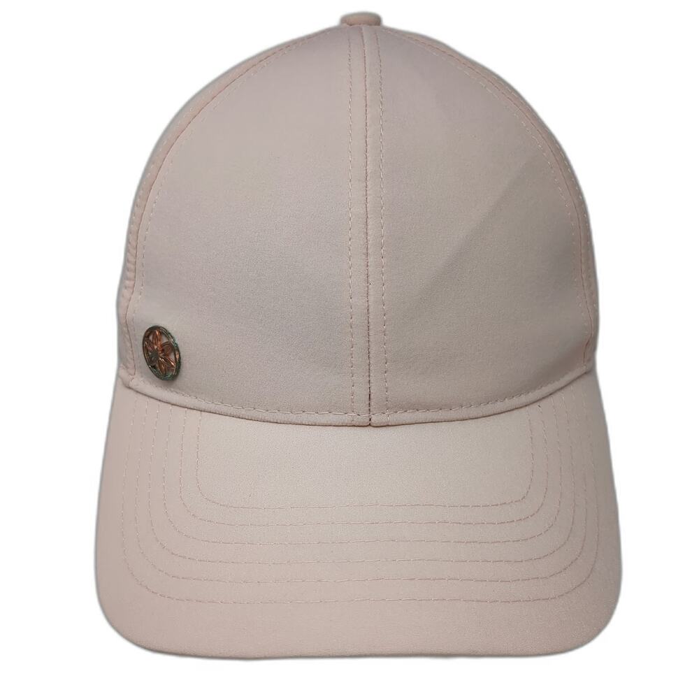 Gaiam Pink Baseball Cap One Size Perforated Breathable Nylon Spandex Yoga Hat